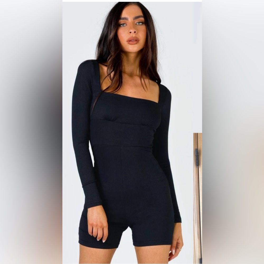Princess Polly Black Long Sleeve Dress